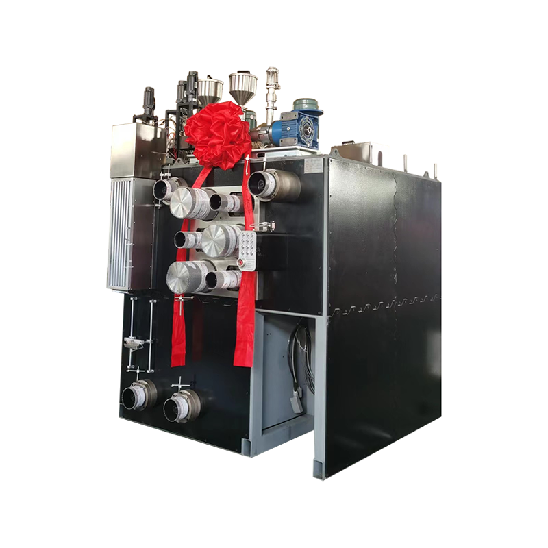 Háromkomponensű pilot olvadékfonógép