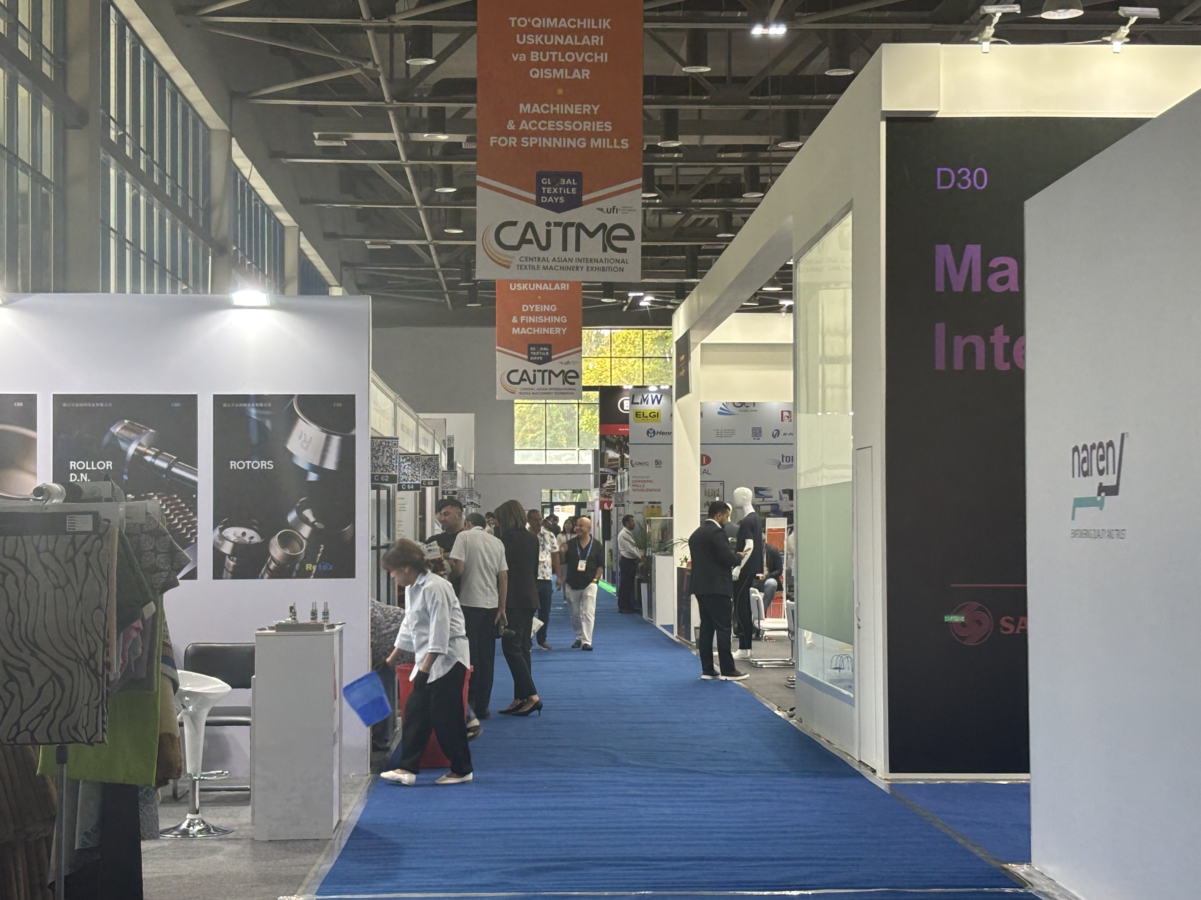 A Jiaxing Shengbang innovatív olvadékfonó technológiát mutat be a CAITME 2025 kiállításon Taskentben